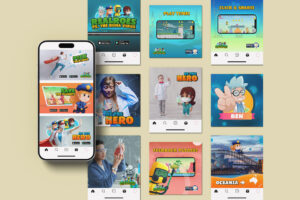 Game Launch Campaign | Realroes vs. The Rona Virus